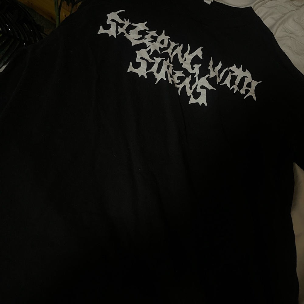 LIMITED sleeping with sirens long graphic tee tour merch piece the veil authentc